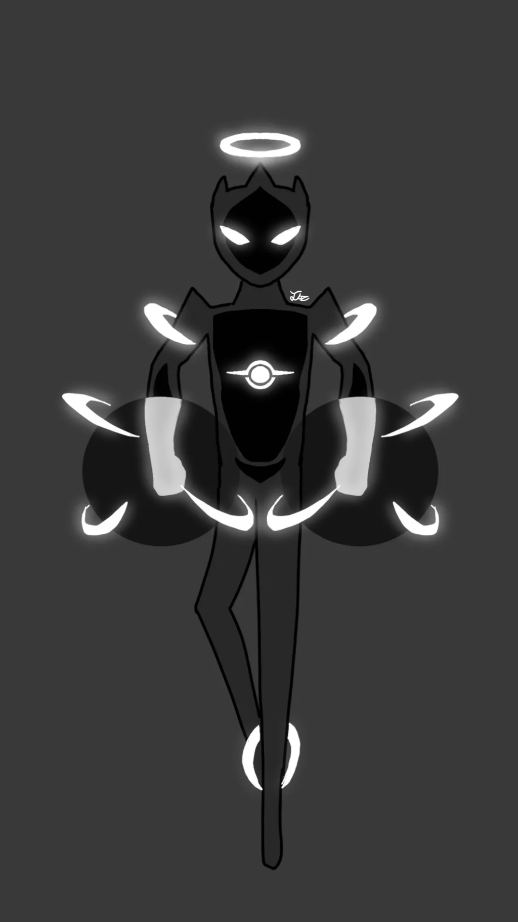 ai character: Cosmic entity background