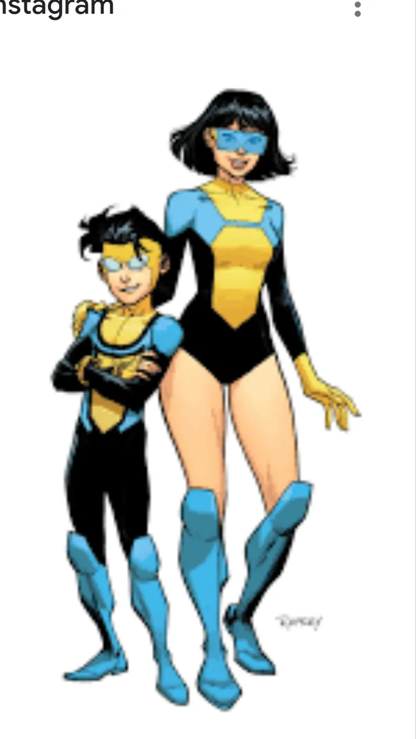 ai character: Invincible kids background