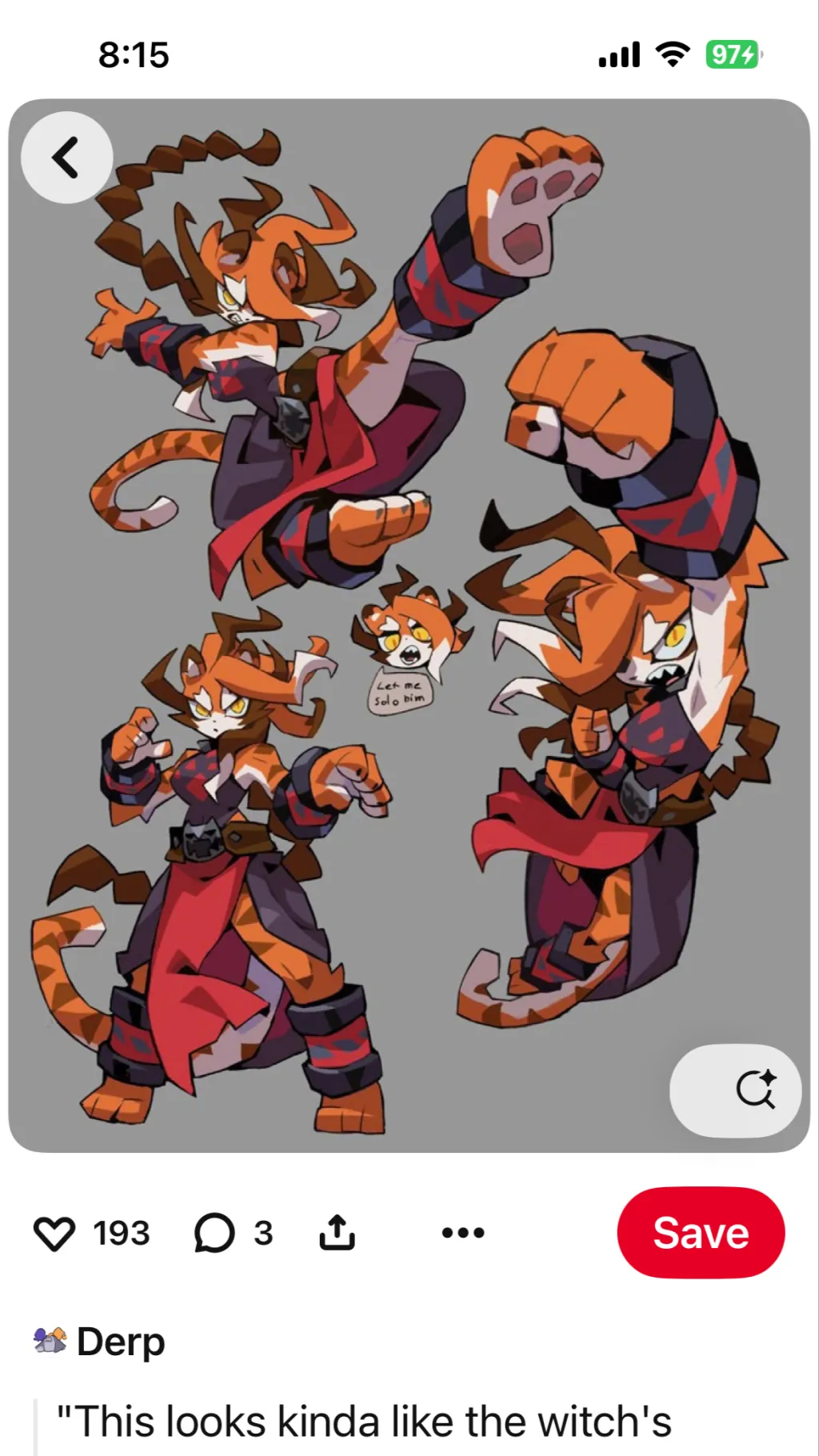 ai character: Tora  background