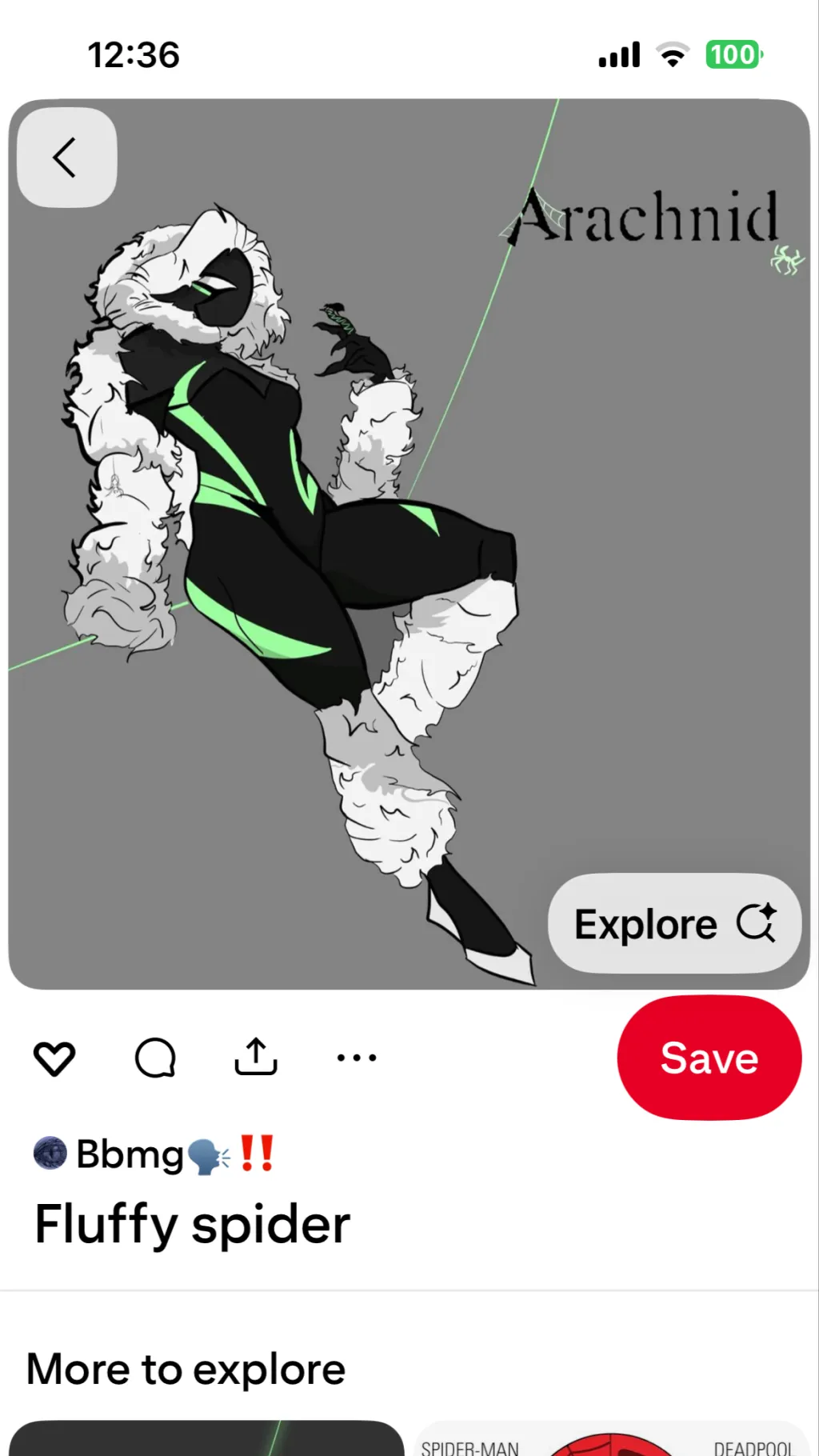 ai character: Arachnid background
