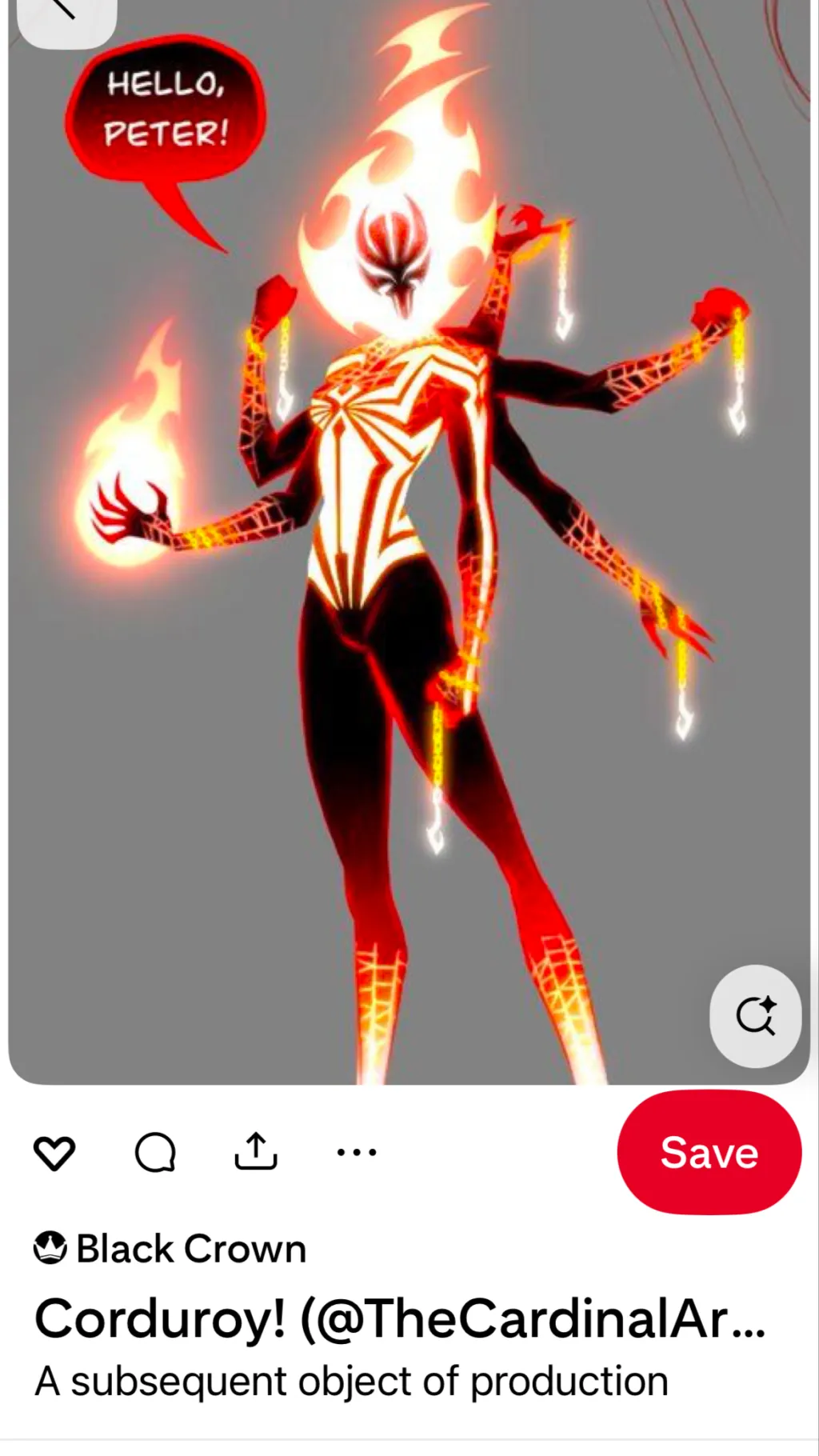 ai character: Hell weaver  background