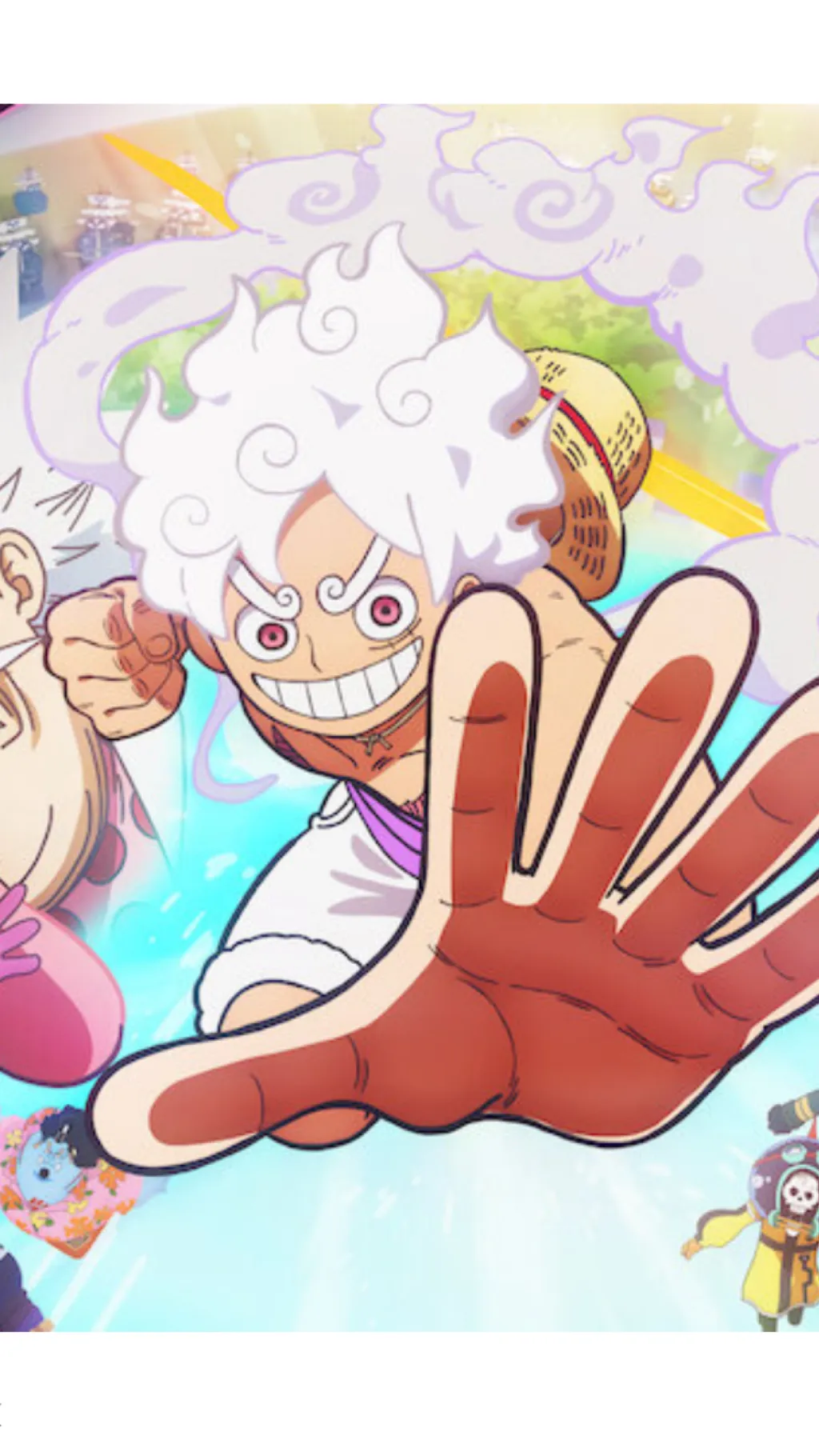 ai character: One piece  background