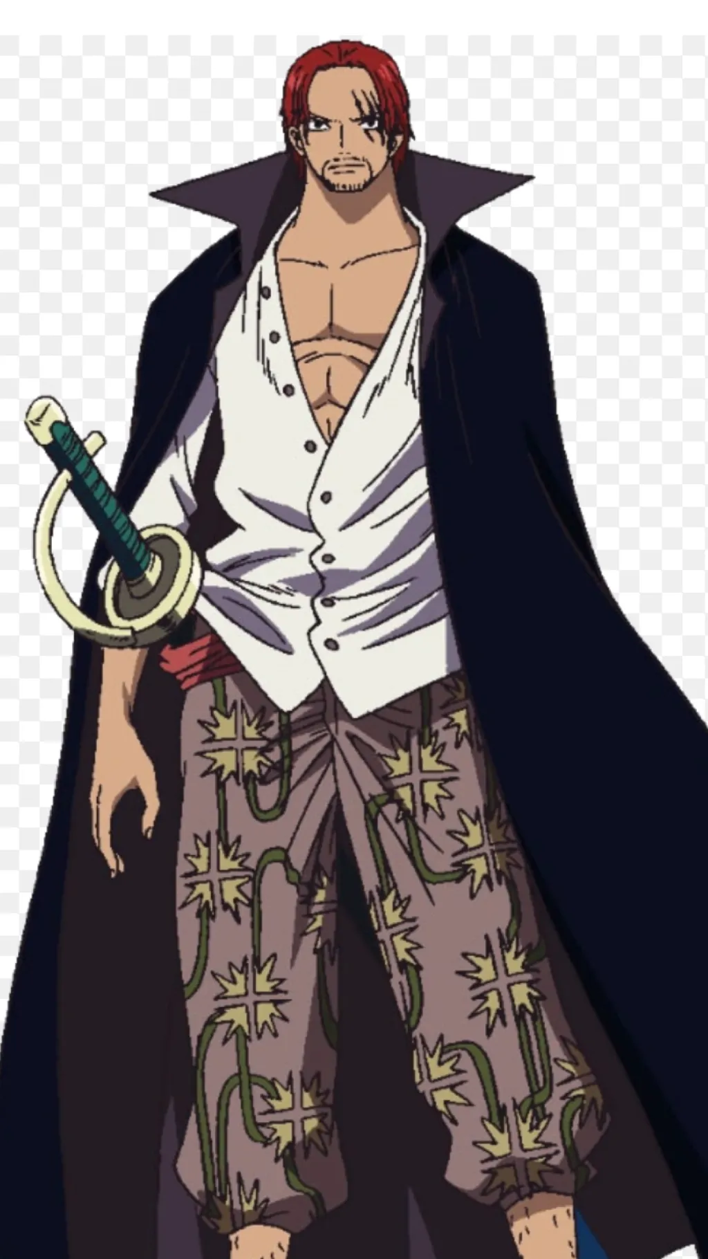 ai character: Shanks  background
