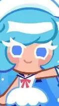 ai character: soda cream cookie  background