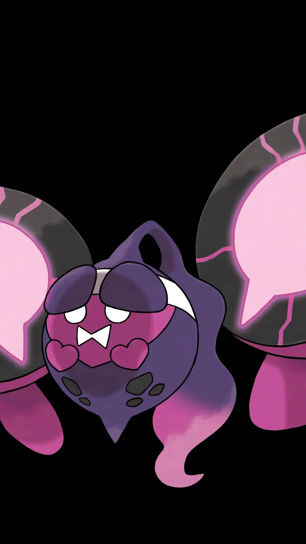 ai character: pecharunt (better) background