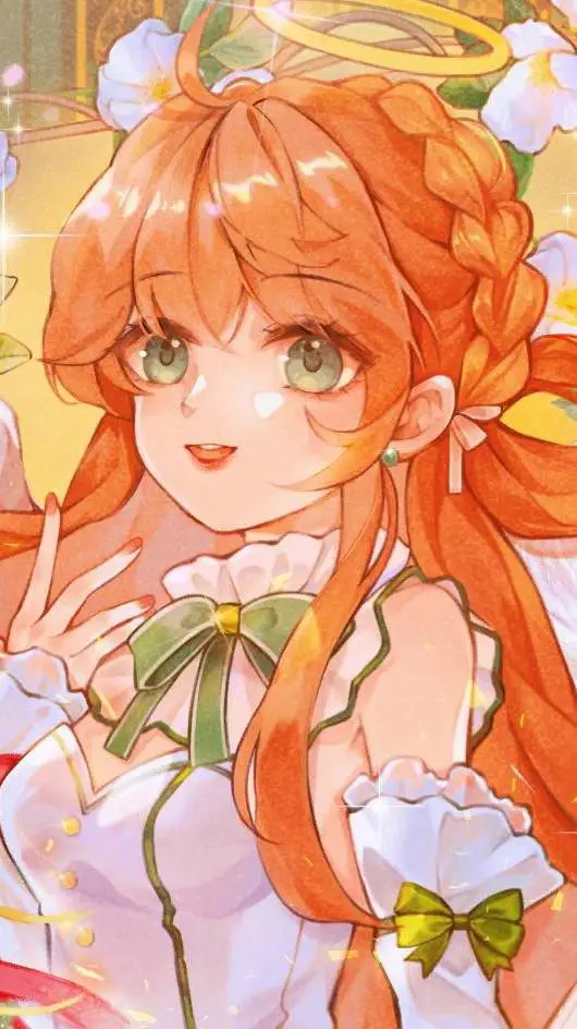 ai character: Angel  background