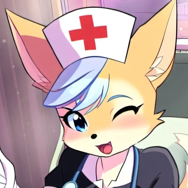 chat with ai character: Kitsune Nurse