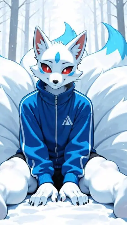 ai character: Kitsune background