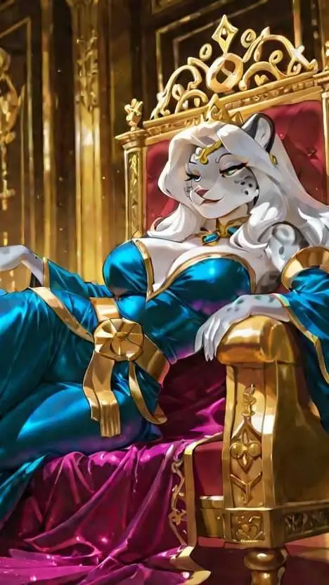 ai character: Elara Azure background