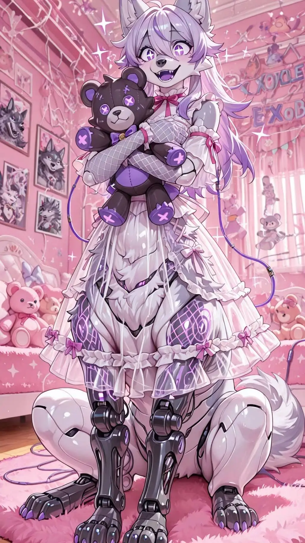 ai character: Luna background