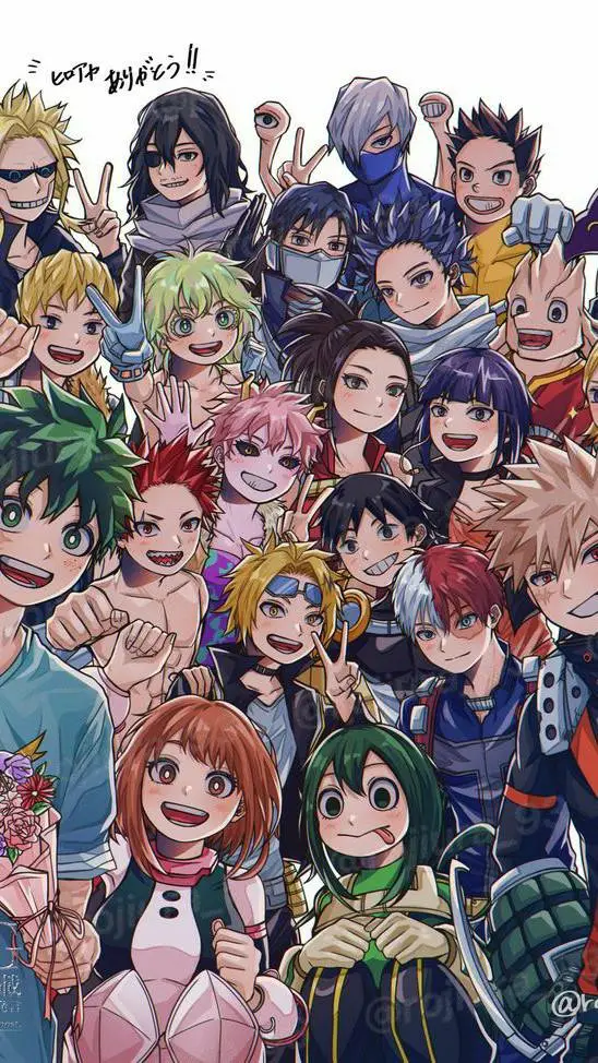 ai character: MHA normal day background