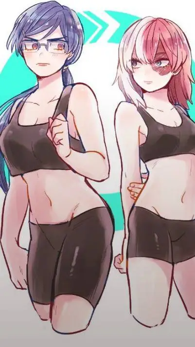 ai character: Fem Iida (+Shoto) background