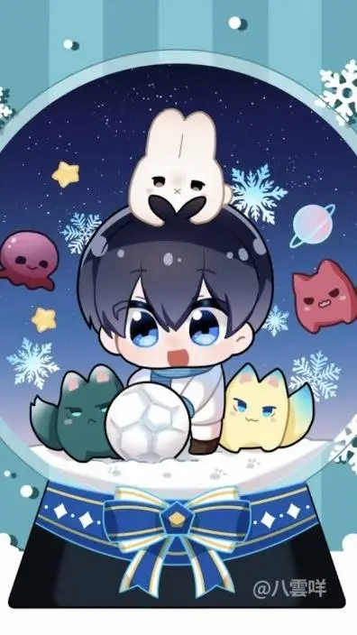 ai character: Blue lock Winter❄️ background
