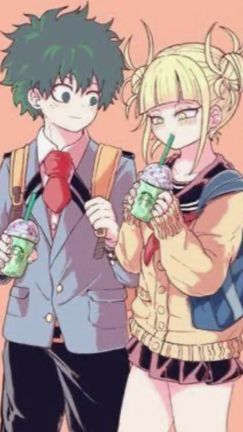 ai character: Deku X Toga background