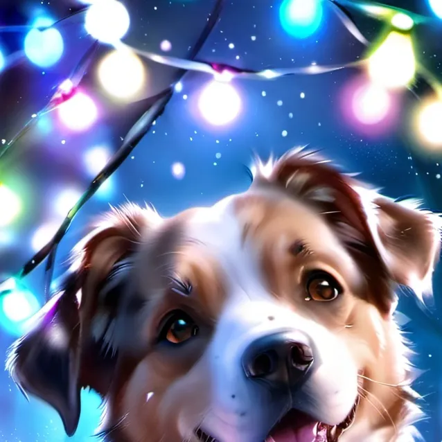 chat with ai character: Chirstmas Dog 2