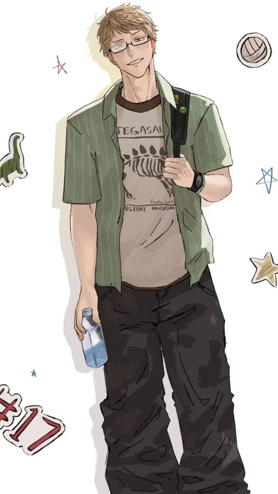 ai character: <TSUKISHIMA KEI> background