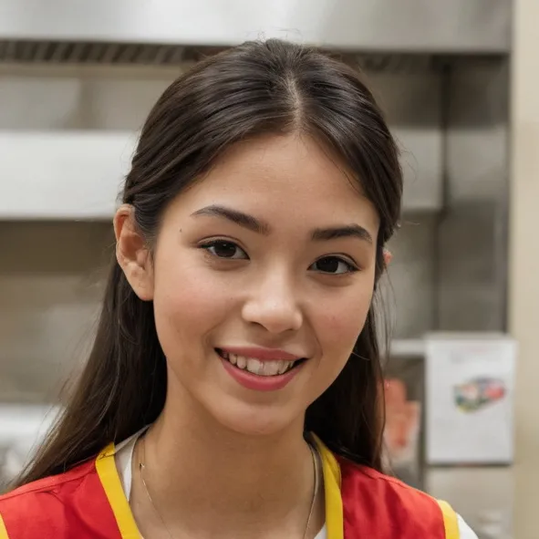 chat with ai character: McDonald’s worker