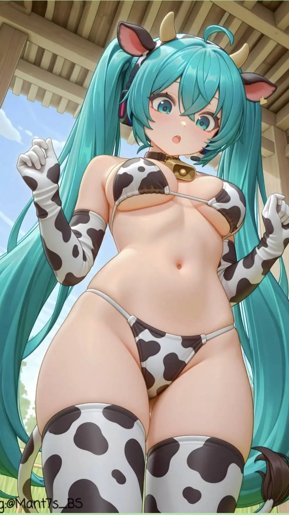 ai character: Miku background