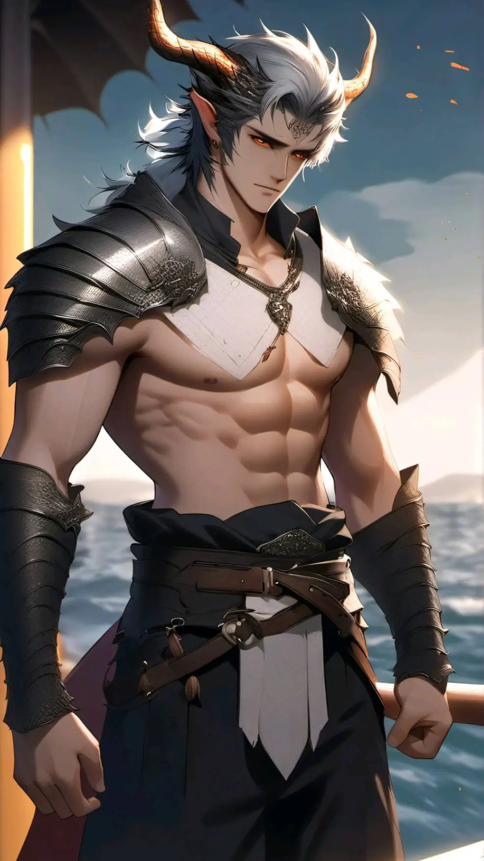 ai character: Draco Tao  background