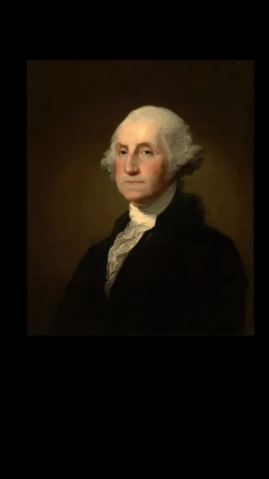 ai character: George Washington  background