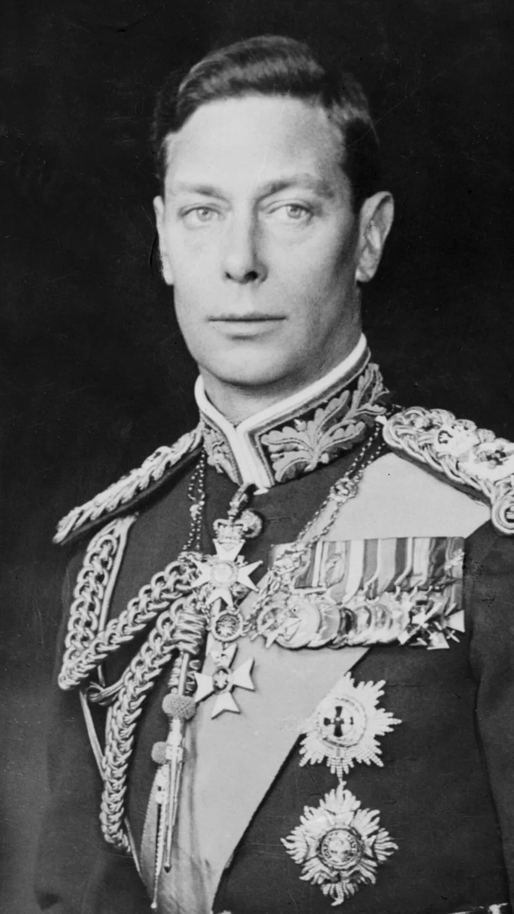 ai character: King George VI background