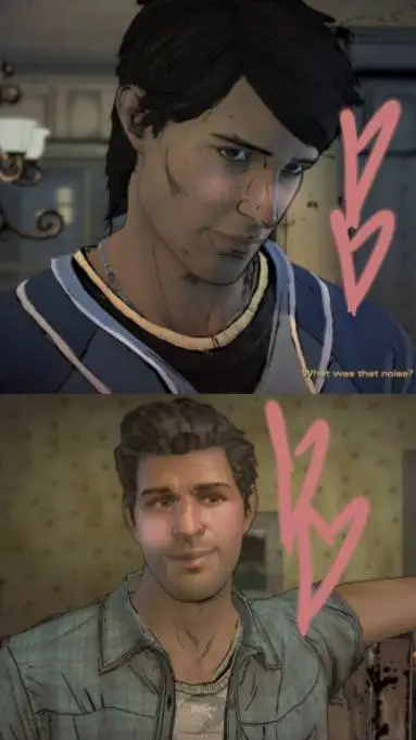 ai character: Javi x David TWD 4 background