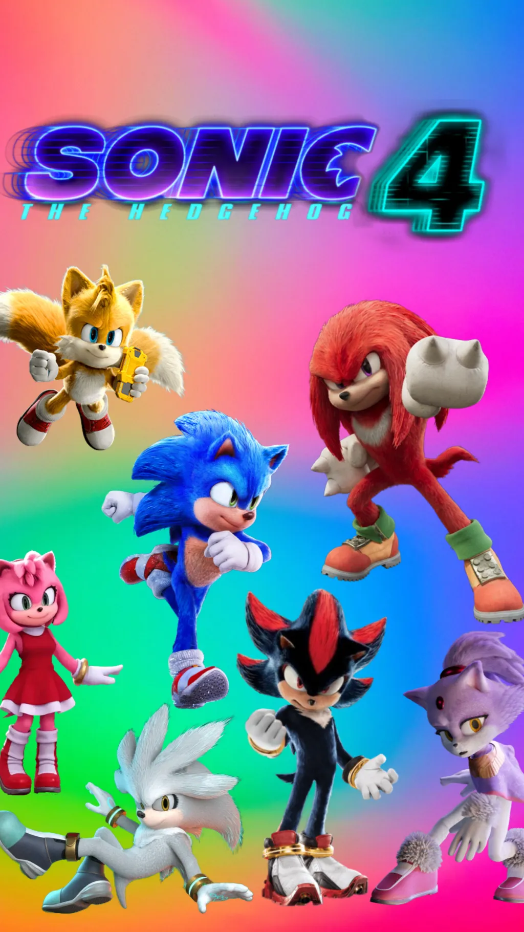 ai character: Sonic 4 background