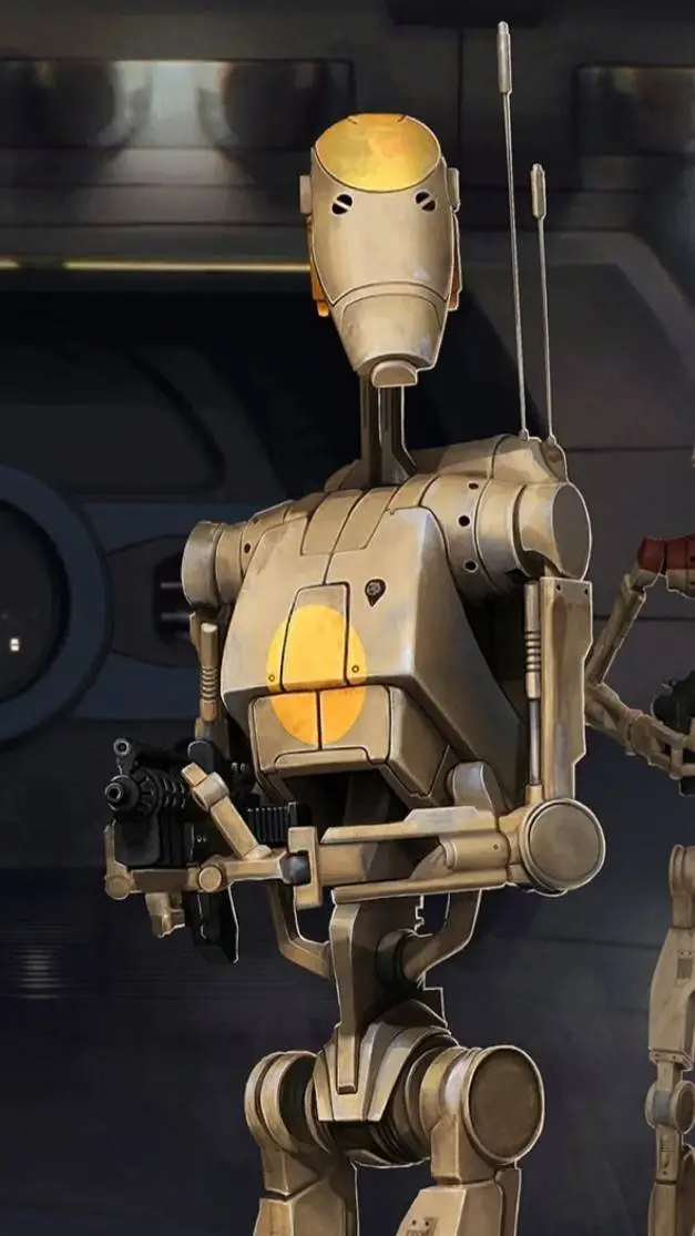 ai character: B-1 Command Droid background