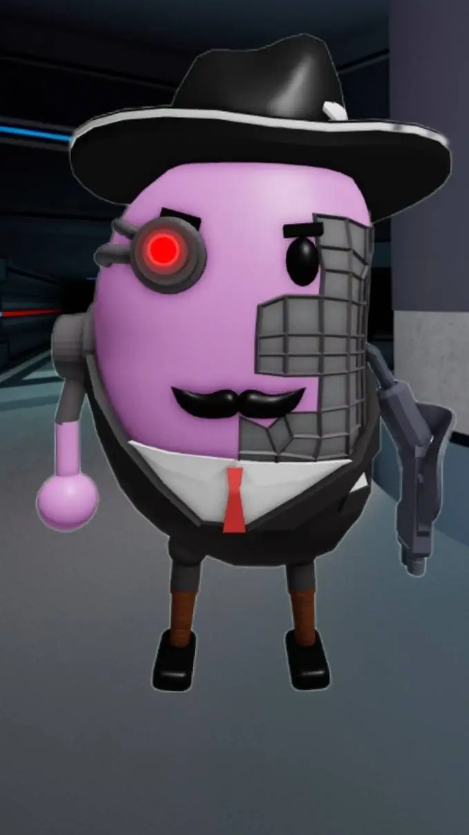 ai character: Mr.P (Piggy) background