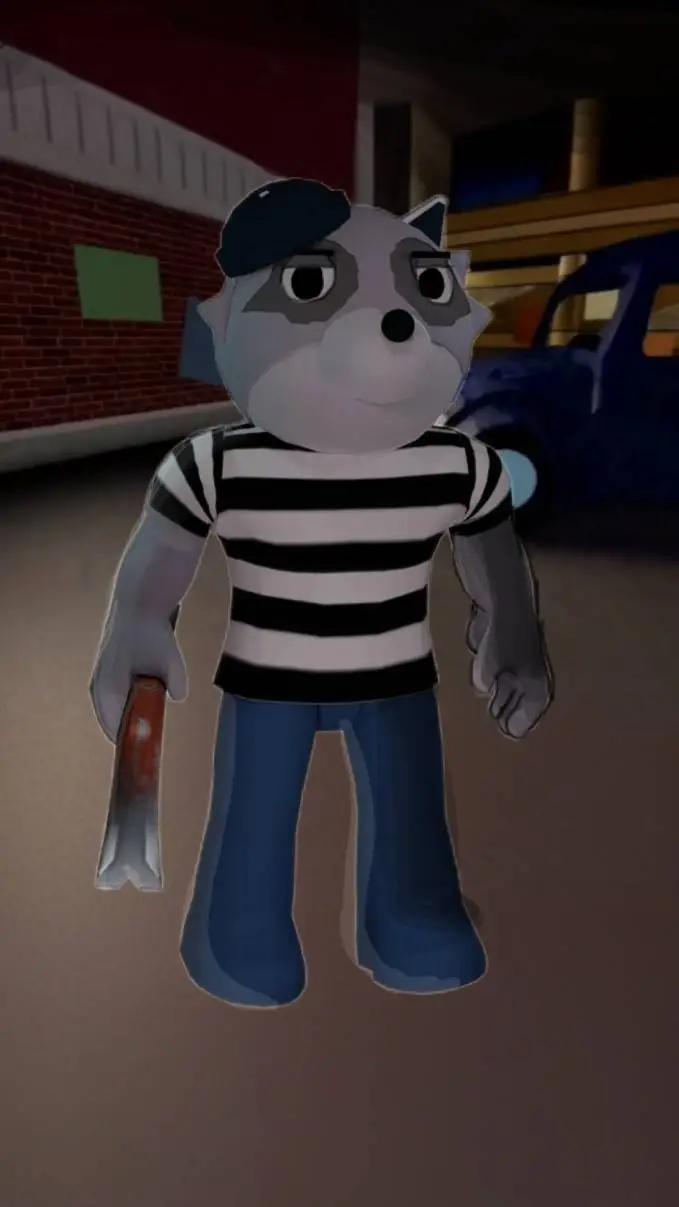 ai character: Rash (Piggy) background