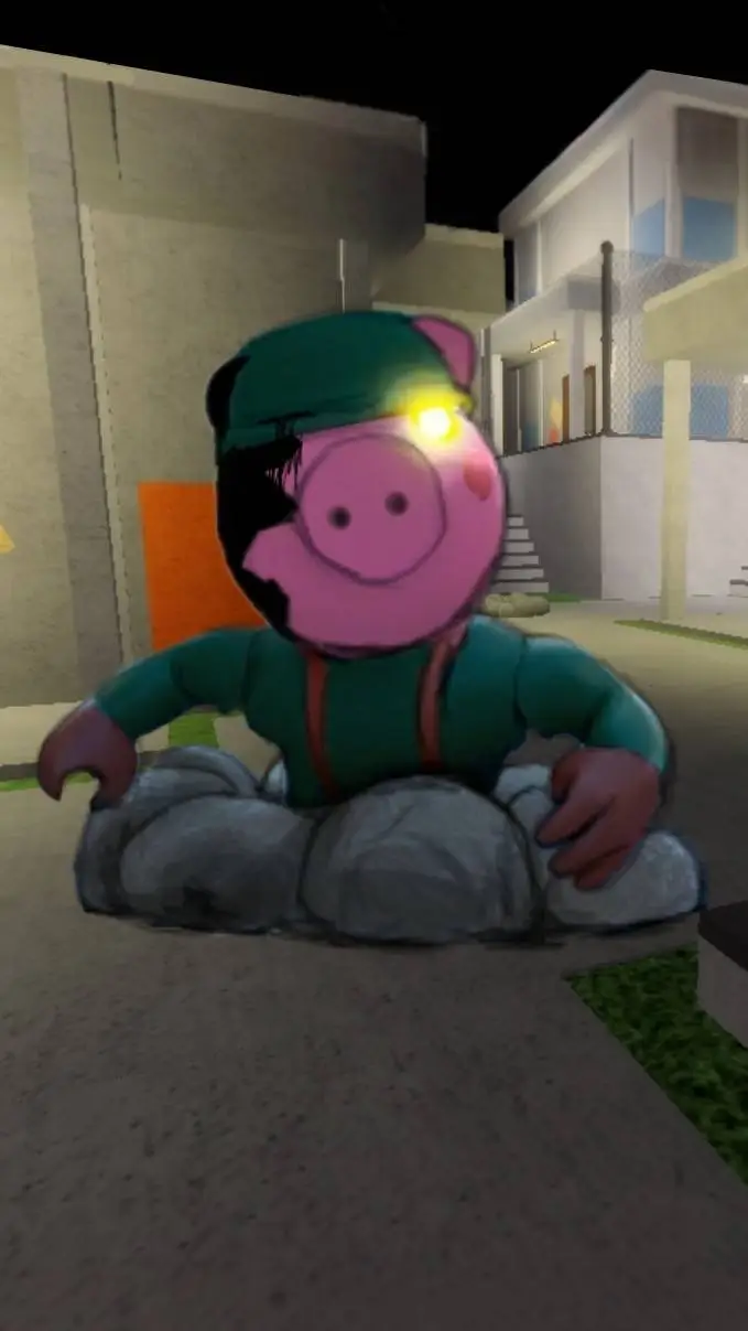 ai character: Soldier (Piggy) background