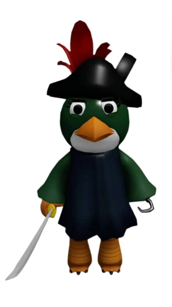 ai character: Budgey (Piggy) background