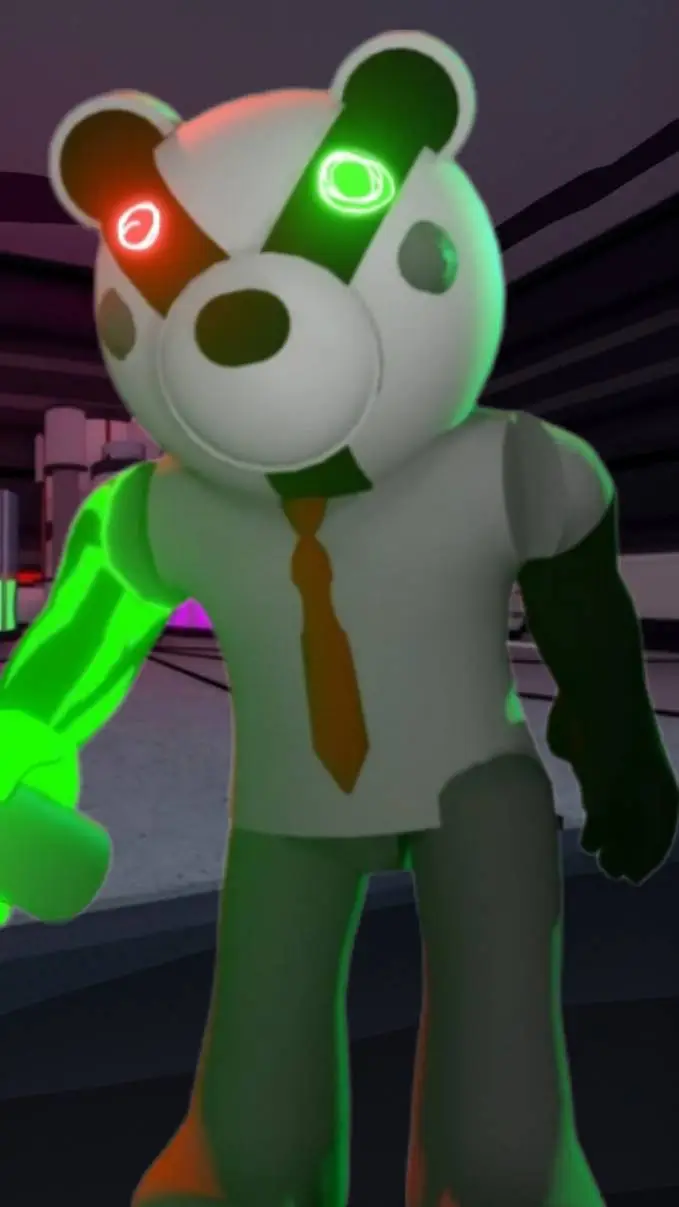 ai character: Badgy (Piggy) background