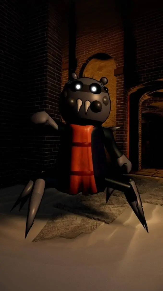 ai character: Spidella (Piggy) background