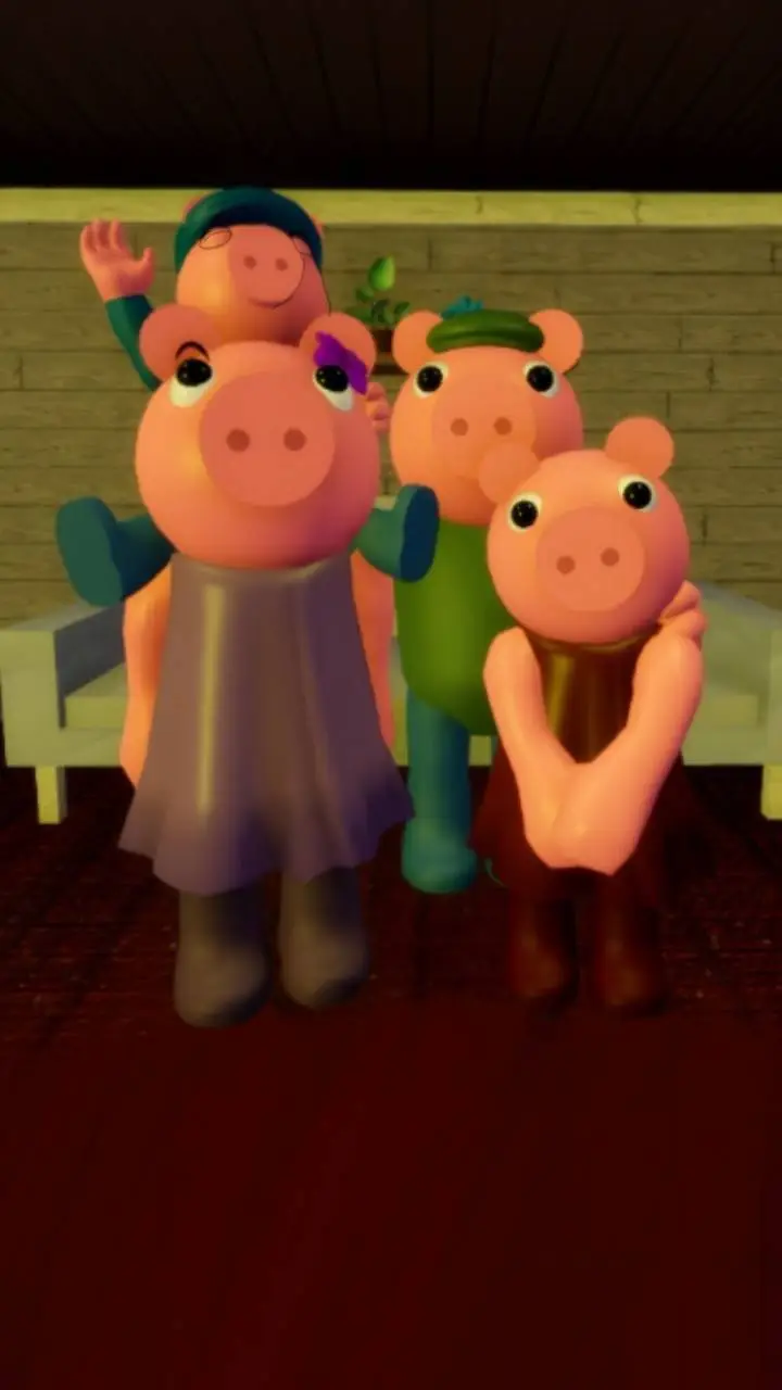 ai character: Piggy Household! background