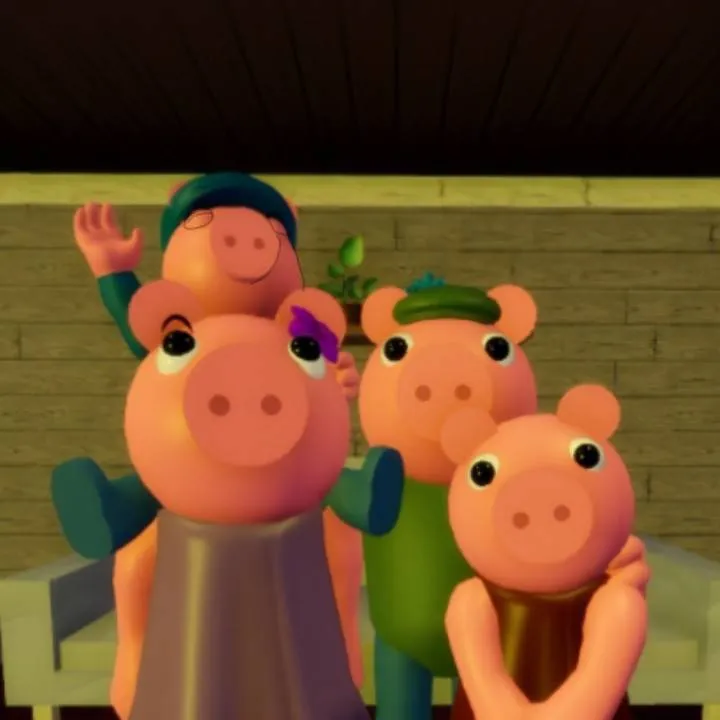 chat with ai character: Piggy Household!