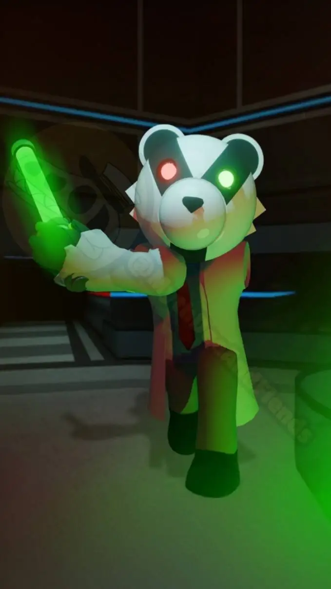 ai character: Badgy (Piggy) background