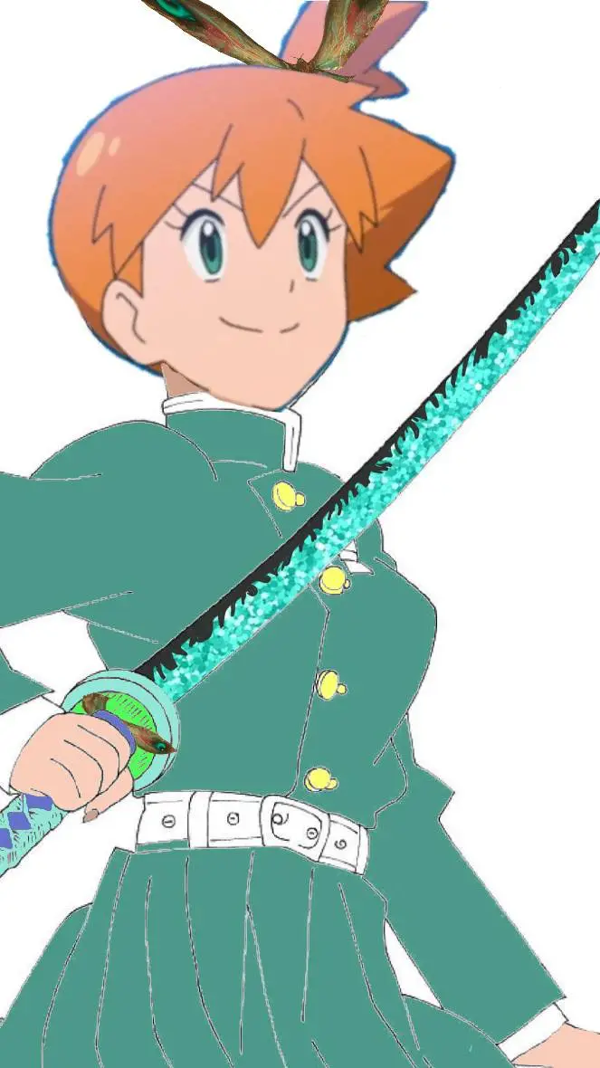 ai character: misty background