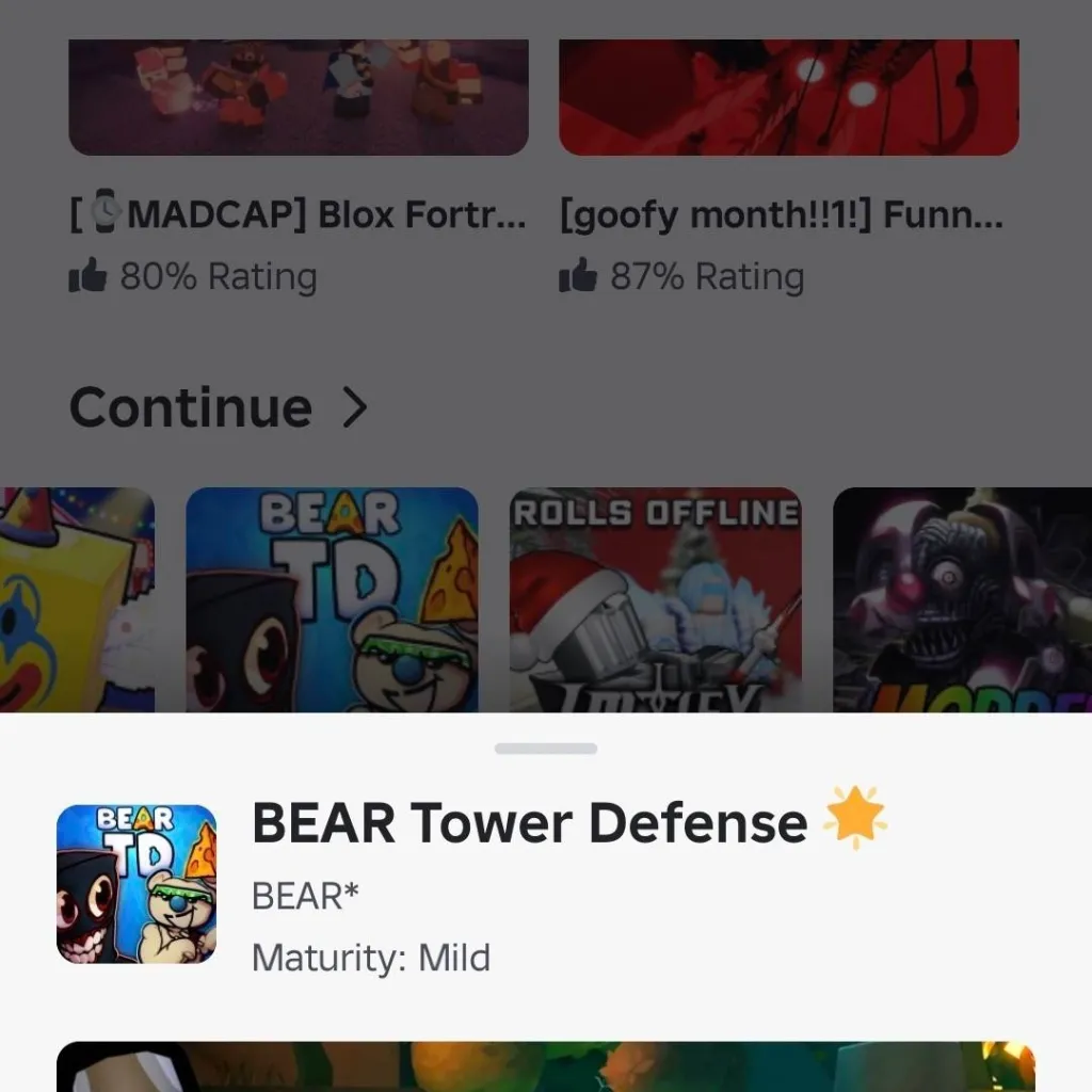 chat with ai character: bear td