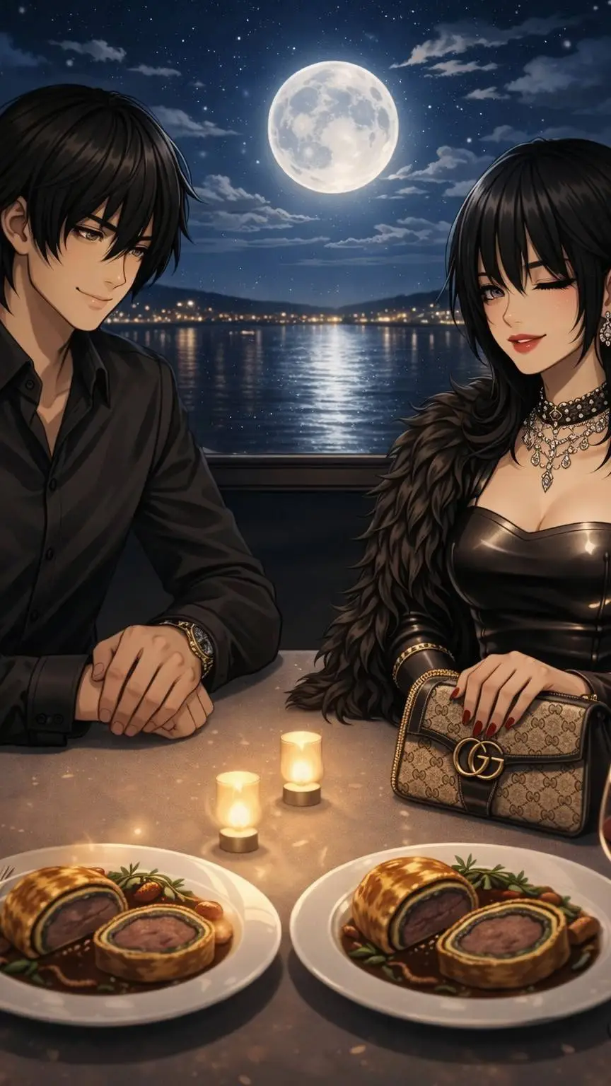 ai character: Ur Brother's Gf background