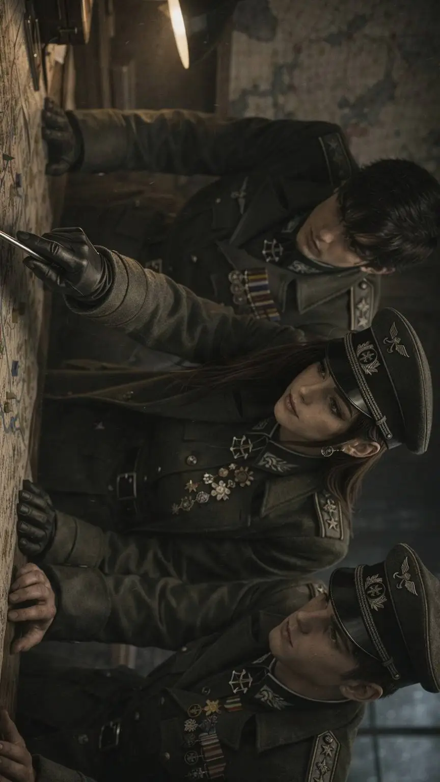 ai character: Three Commanders background