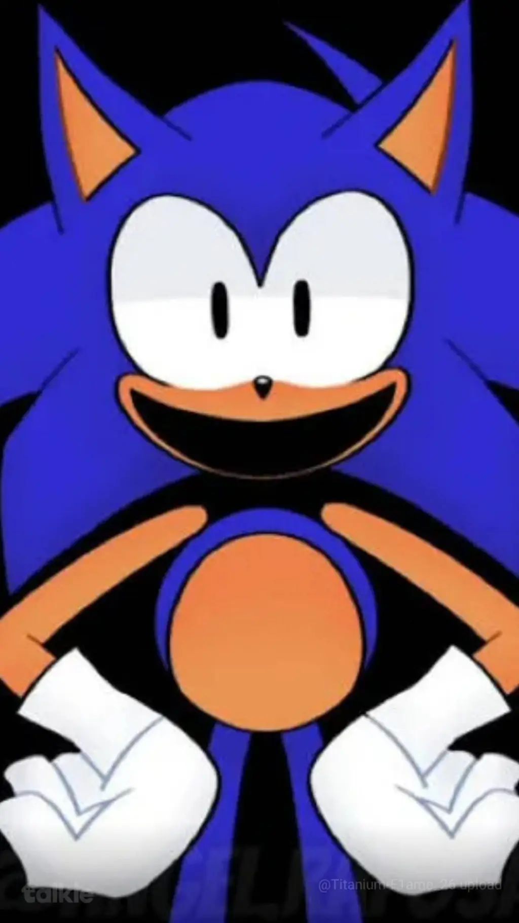 ai character: Rewite sonic  background