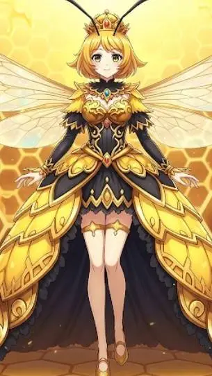 ai character: 🌼mau🐝 background