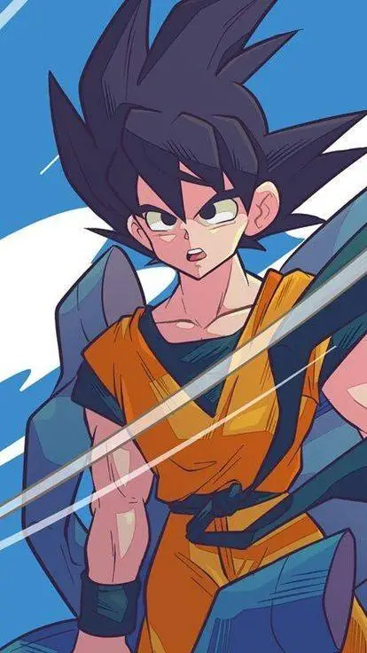 ai character: goku dbs broly background