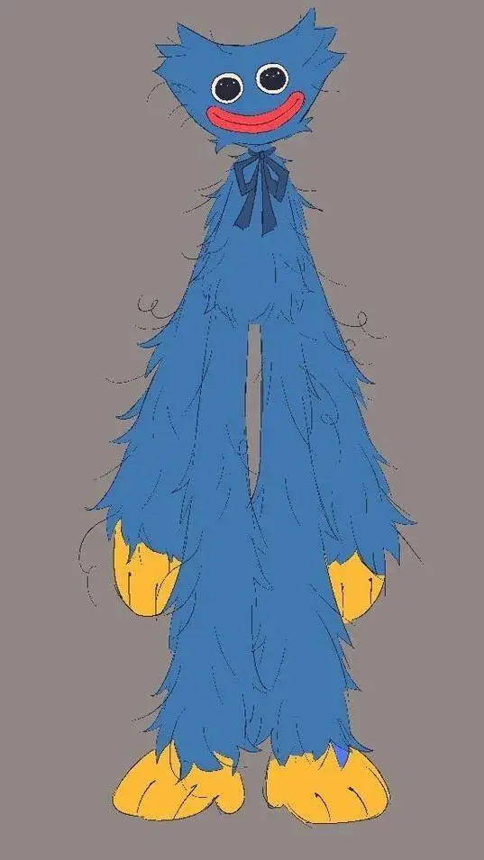ai character: huggy wuggy background