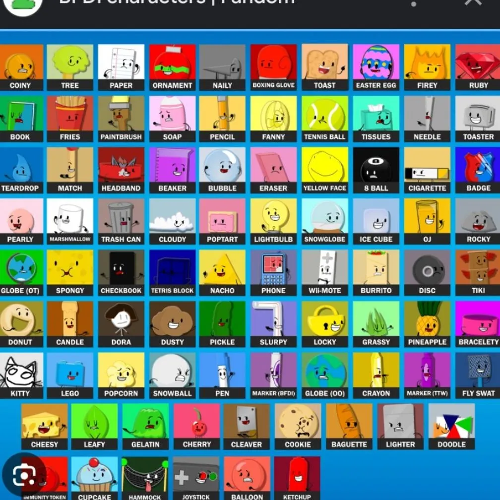 chat with ai character: BFDI