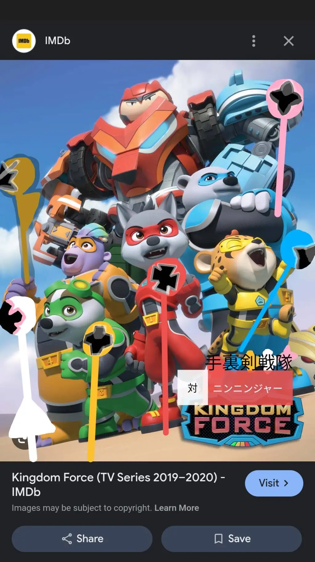 ai character: Oc Ninninger Film background