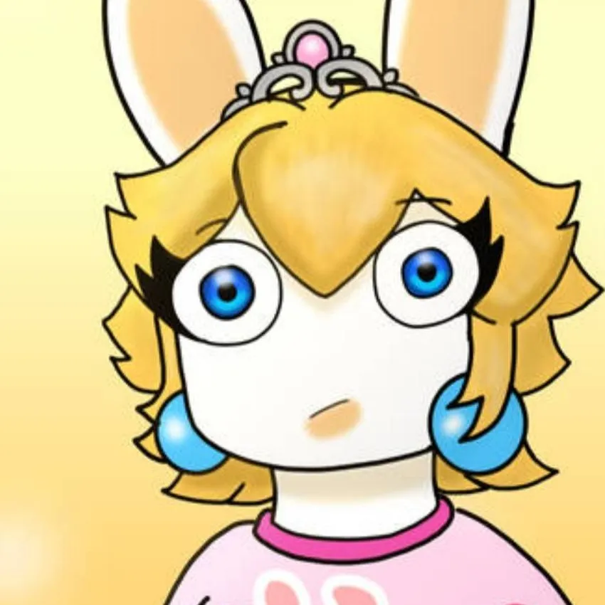 chat with ai character: Rabbid Peach