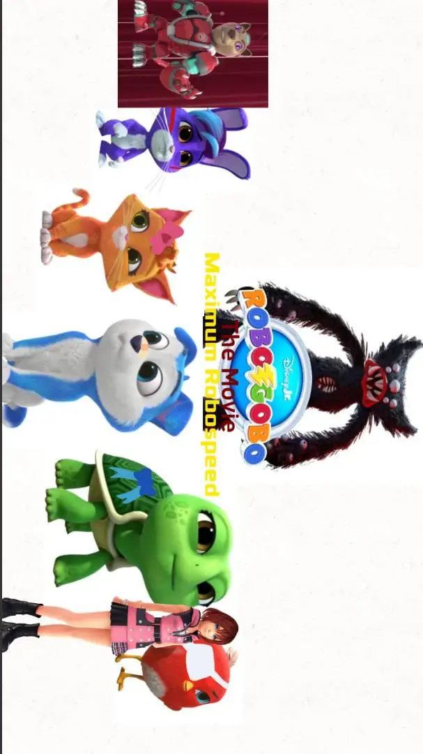 ai character: Oc RoboGobo Film background