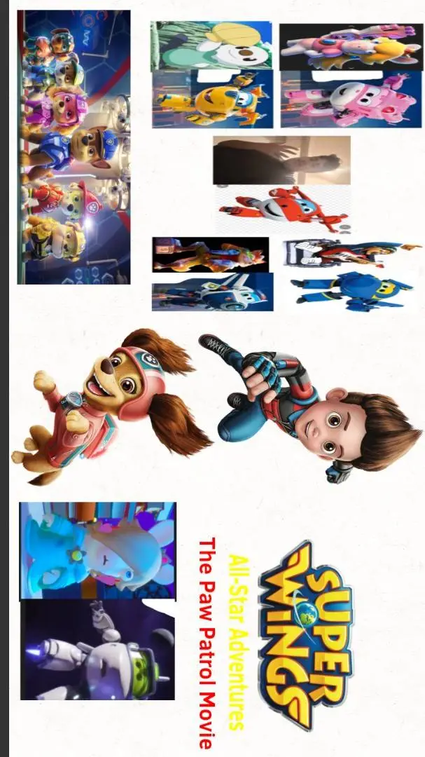 ai character: Oc SuperWings Film background